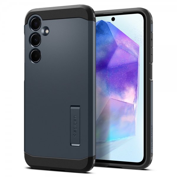 Spigen Samsung Galaxy A55 Deksel Tough Armor Metal Slate