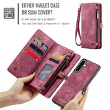 CaseMe Samsung Galaxy A56 Etui 008 Series Avtakbart Deksel Rød