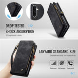 CaseMe Samsung Galaxy A56 Etui 008 Series Avtakbart Deksel Svart
