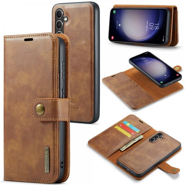 Dg.Ming Samsung Galaxy A56 Etui Avtagbart Deksel Brun