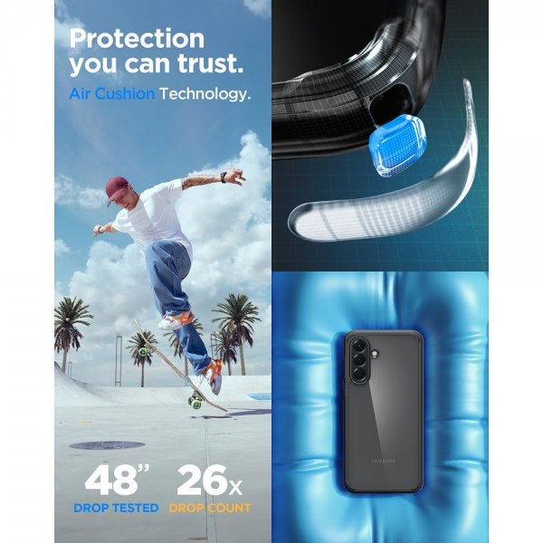 Spigen Samsung Galaxy A56 Deksel Ultra Hybrid Matte Black