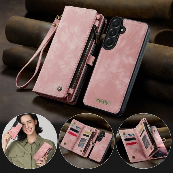 CaseMe Samsung Galaxy A57 Etui 008 Series Avtakbart Deksel Rosa