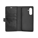 Buffalo Samsung Galaxy A57 Etui 2-i-1 Ekte skinn 3 Kortlomme Svart