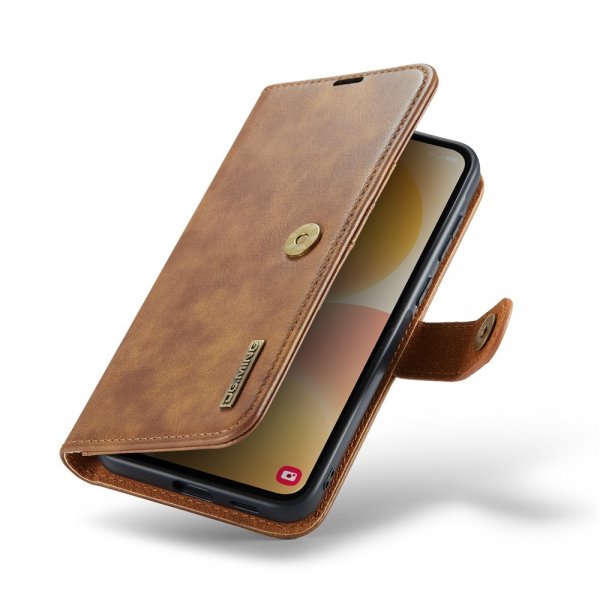 Dg.Ming Samsung Galaxy A57 Etui med Avtagbart Deksel Brun