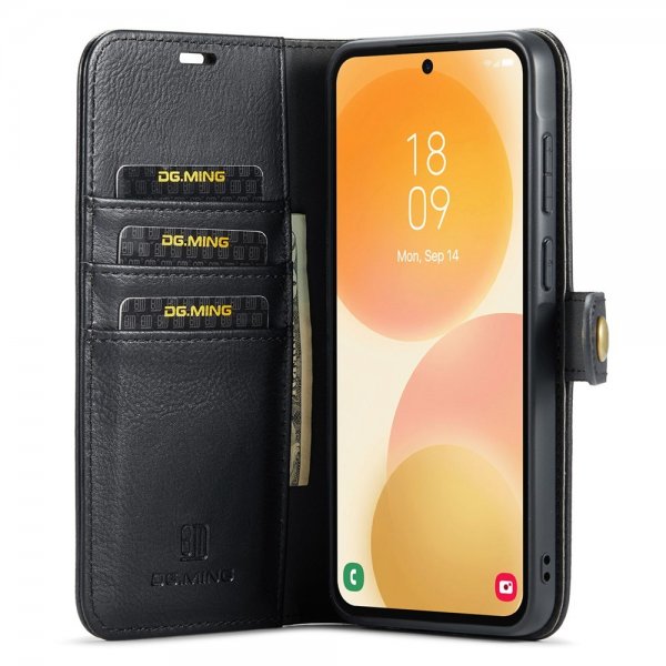 Dg.Ming Samsung Galaxy A57 Etui med Avtagbart Deksel Svart