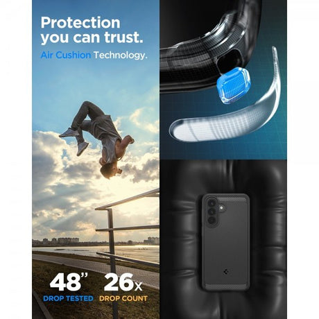 Spigen Samsung Galaxy A57 Deksel Rugged Armor Matte Black