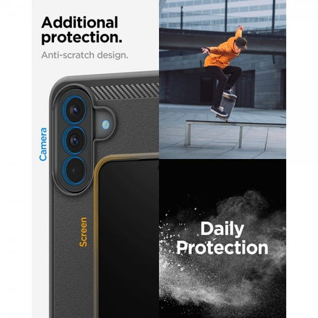 Spigen Samsung Galaxy A57 Deksel Rugged Armor Matte Black