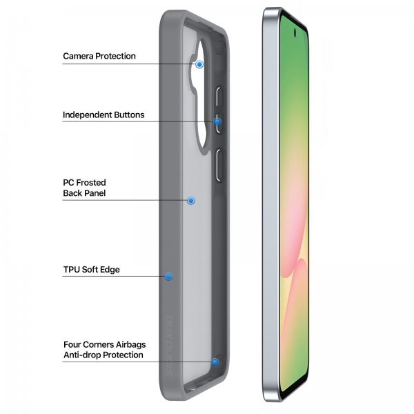 Dux Ducis Samsung Galaxy A57 Deksel Yind Series Grå