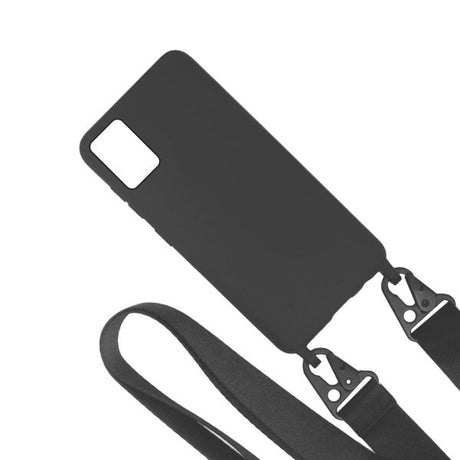 Samsung Galaxy A71 Deksel med Kjede Svart