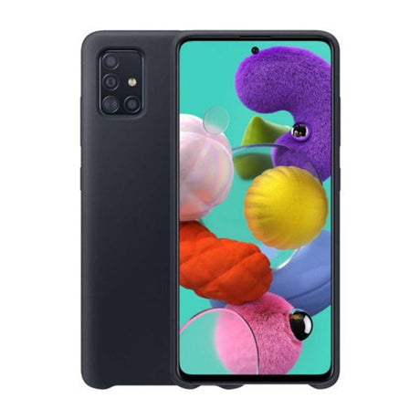 Samsung Galaxy A71 Deksel Silikon Svart