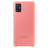 Samsung Original Galaxy A71 Deksel Silikoni Cover Rosa