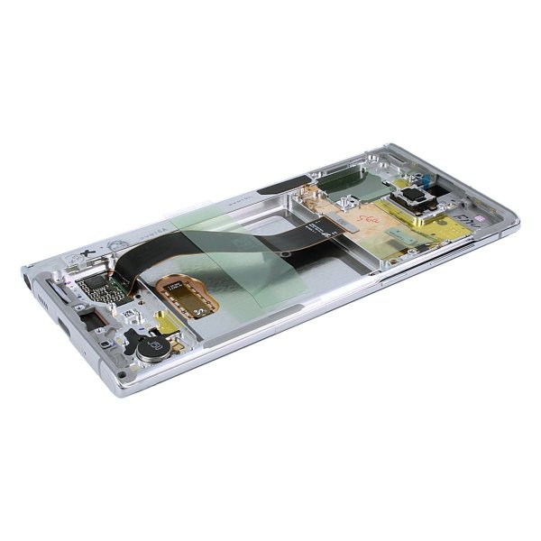 Samsung Samsung Galaxy Note 10 Skjerm med LCD Display Original - Hvit