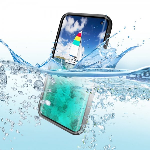 Redpepper Samsung Galaxy S10 Deksel Vanntett IP68 Svart