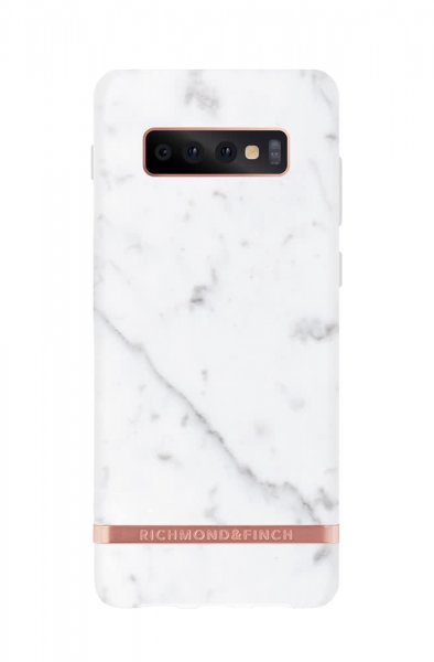 Richmond & Finch Samsung Galaxy S10 Deksel White Marble
