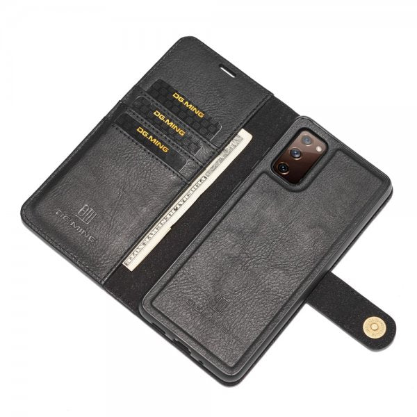 Dg.Ming Samsung Galaxy S20 FE Etui Löstagbart Deksel Svart
