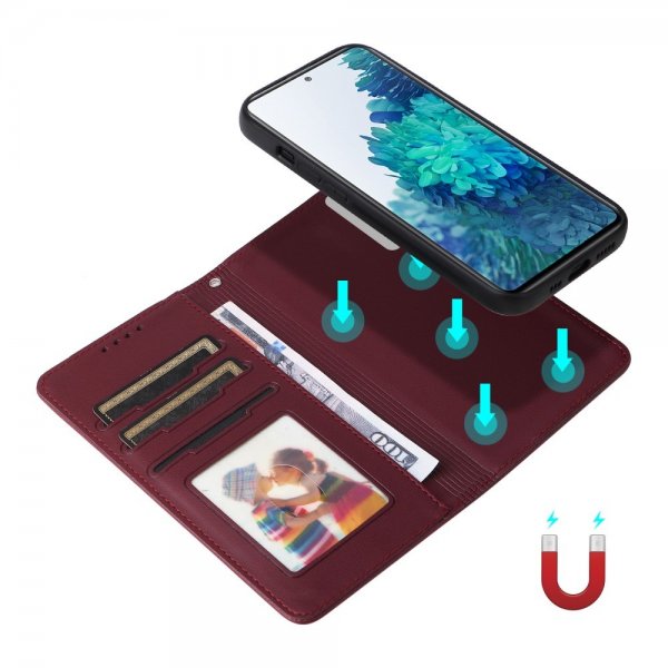 Betopnice Samsung Galaxy S20 FE Etui Avtagbart Deksel 005 Rød