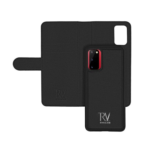 Rvelon Samsung Galaxy S20 Plus Etui Detachable Wallet Case Svart