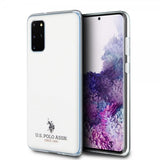 U.S. Polo Samsung Galaxy S20 Plus Deksel med Logo Hvit