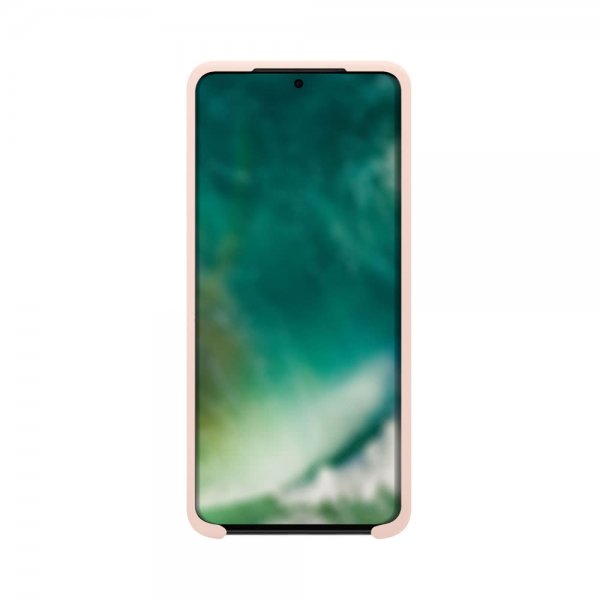 Xqisit Samsung Galaxy S20 Plus Deksel Silikoni Case Rosa
