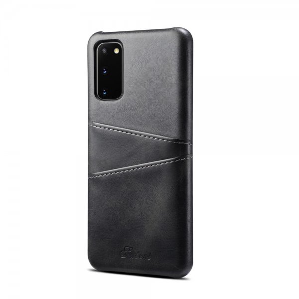 Samsung Galaxy S20 Deksel To Kortlommer Svart