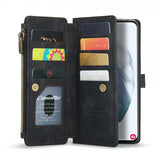 CaseMe Samsung Galaxy S21 FE Etui C30 Series Svart