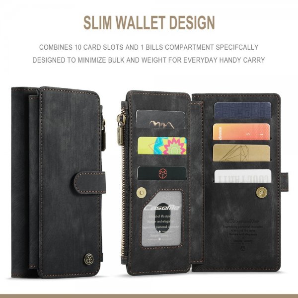 CaseMe Samsung Galaxy S21 FE Etui C30 Series Svart