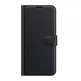 Samsung Galaxy S21 FE Etui Litchi Svart