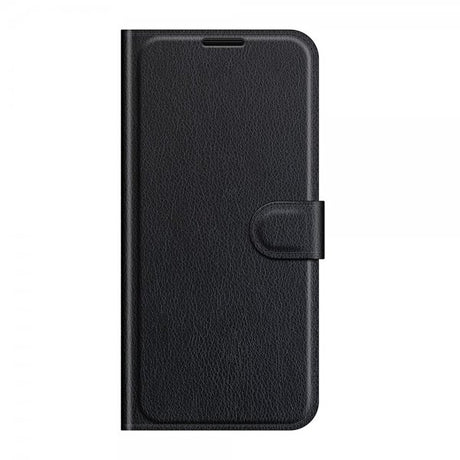 Samsung Galaxy S21 FE Etui Litchi Svart