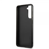BMW Samsung Galaxy S21 FE Deksel Triangle Pattern & Tricolor Stripe Svart