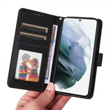 Betopnice Samsung Galaxy S21 Etui Avtagbart Deksel 005 Svart