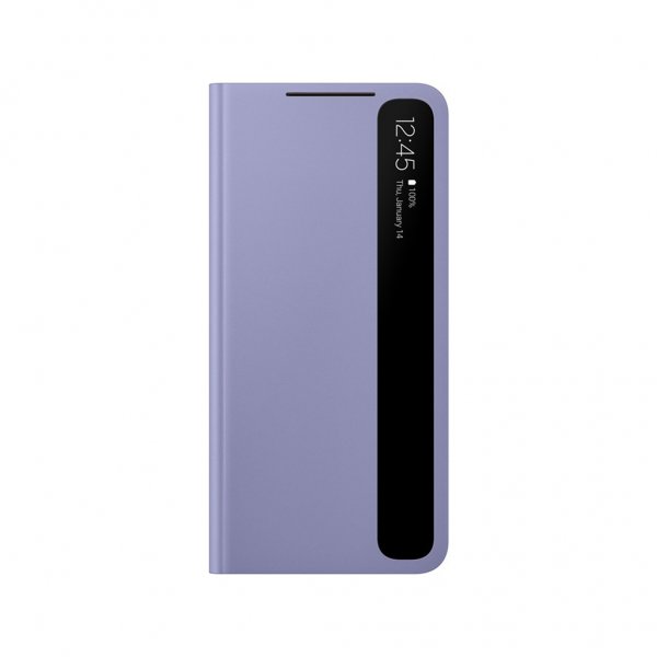 Samsung Original Galaxy S21 Etui Smart Clear View Cover Violet