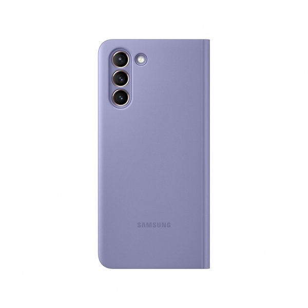 Samsung Original Galaxy S21 Etui Smart Clear View Cover Violet