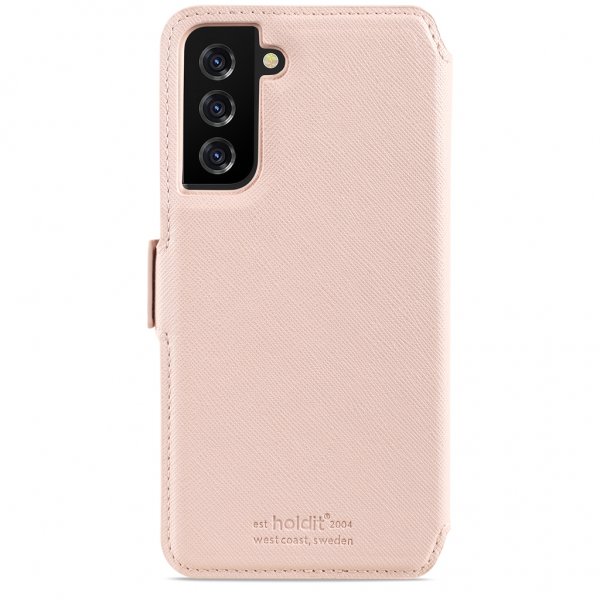 holdit Samsung Galaxy S21 Etui Stockholm Avtakbart Deksel Rosa