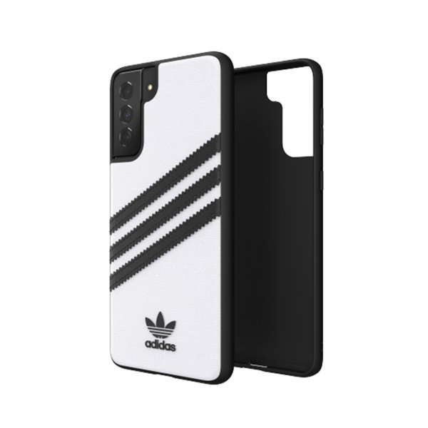 Adidas Samsung Galaxy S21 Plus Deksel 3 Stripes Snap Case Hvit
