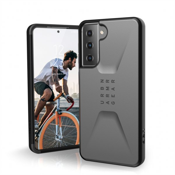 Urban Armor Gear (UAG) Samsung Galaxy S21 Plus Deksel Civilian Sølv