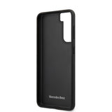 Mercedes Benz Samsung Galaxy S21 Plus Deksel Logo Perforert Dynamic Svart