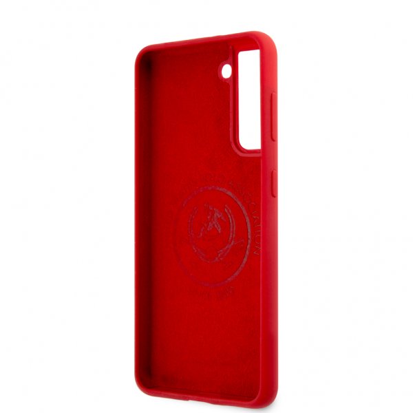 U.S. Polo Samsung Galaxy S21 Plus Deksel med Logo Rød
