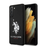 U.S. Polo Samsung Galaxy S21 Plus Deksel med Logo Svart