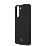 Mercedes Benz Samsung Galaxy S21 Plus Deksel med Logo Svart