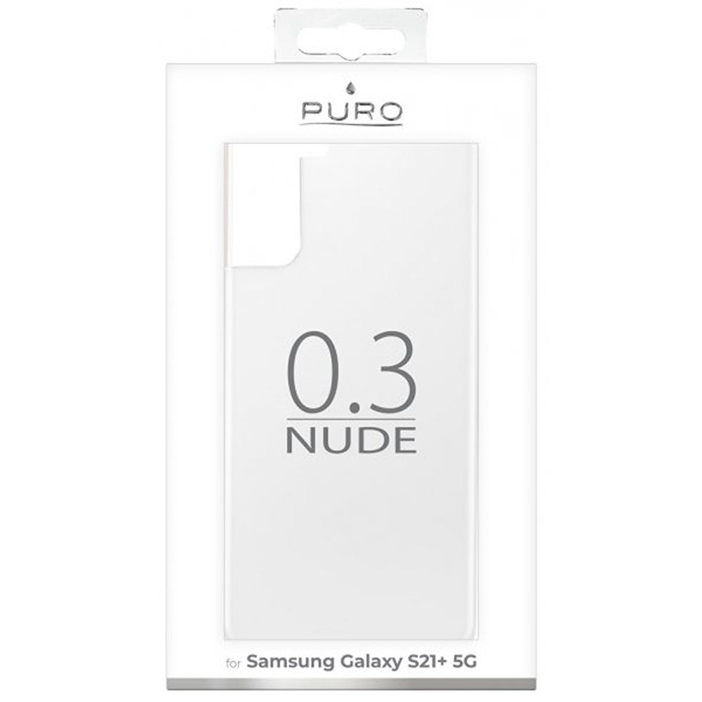 Puro Samsung Galaxy S21 Plus Deksel Nude Gjennomsiktig Klar