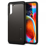 Spigen Samsung Galaxy S21 Plus Deksel Tough Armor Gunmetal