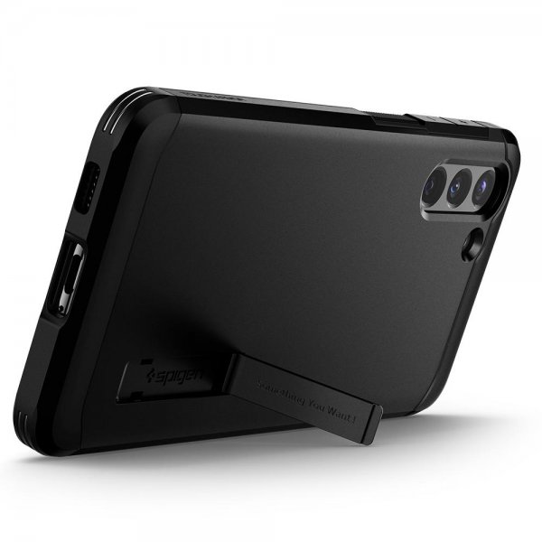 Spigen Samsung Galaxy S21 Plus Deksel Tough Armor Svart