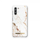 Ideal of Sweden Samsung Galaxy S21 Deksel Fashion Case Carrara Gold