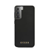Guess Samsung Galaxy S21 Deksel Skinntekstur Svart