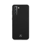Mercedes Benz Samsung Galaxy S21 Deksel med Logo Svart