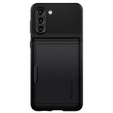 Spigen Samsung Galaxy S21 Deksel Slim Armor CS Svart