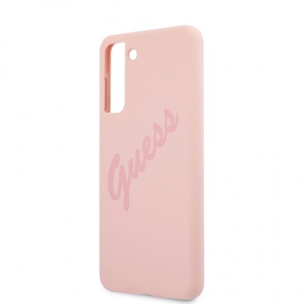 Guess Samsung Galaxy S21 Deksel Vintage Logo Rosa