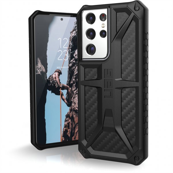 Urban Armor Gear (UAG) Samsung Galaxy S21 Ultra Deksel Monarch Carbon Fiber