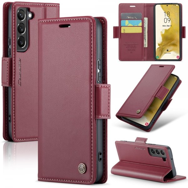 CaseMe Samsung Galaxy S22 Etui 023 Series Rød