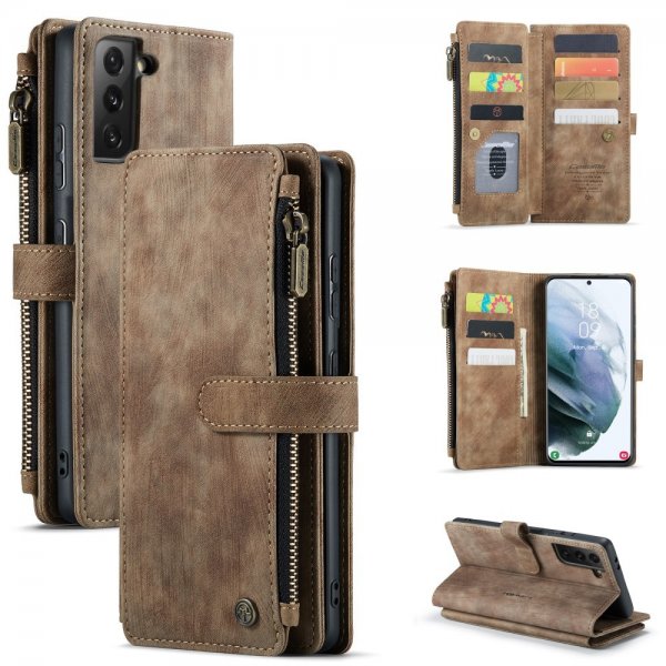CaseMe Samsung Galaxy S22 Etui C30 Series Brun